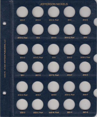 Whitman Albums: Jefferson Nickels - 2004-2024 #1973