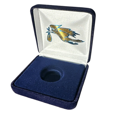 VSB1 Black Leatherette Display Box - Blue Stork