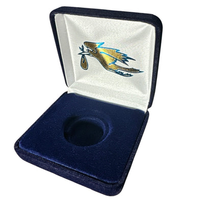 VSB1 Black Leatherette Display Box - Blue Stork